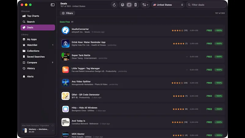 AppSift screenshot 1 (video preview)