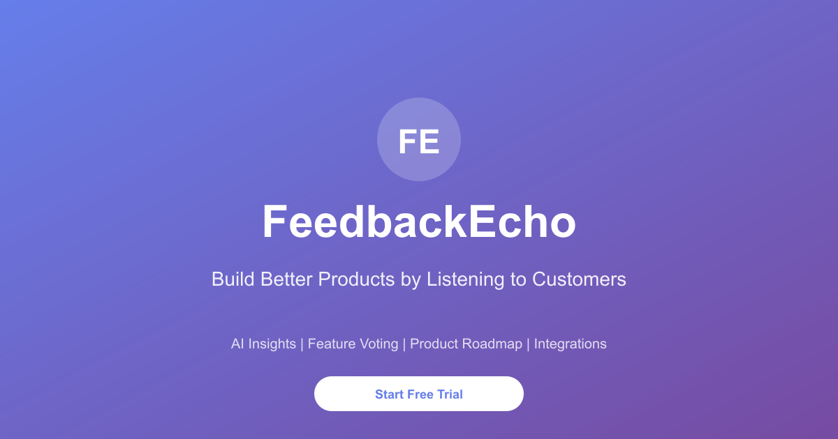 FeedbackEcho gallery image
