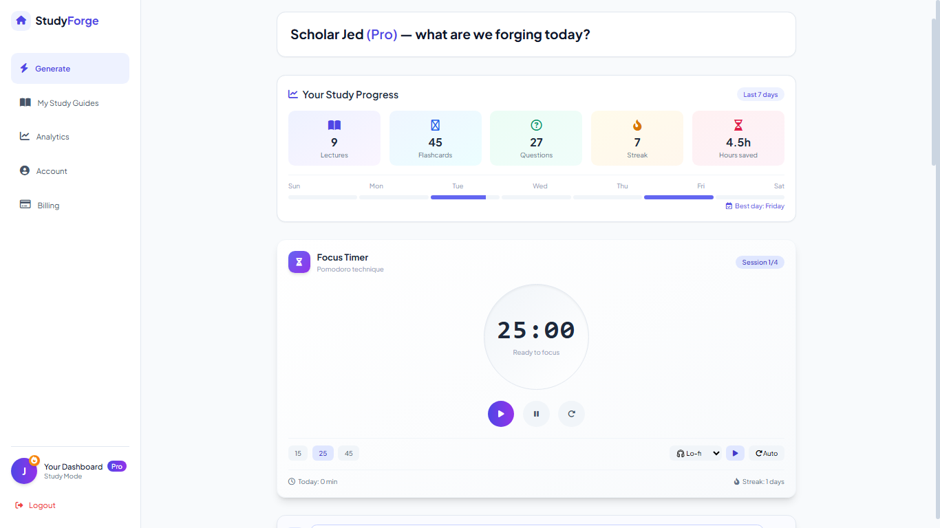 StudyForge AI gallery image