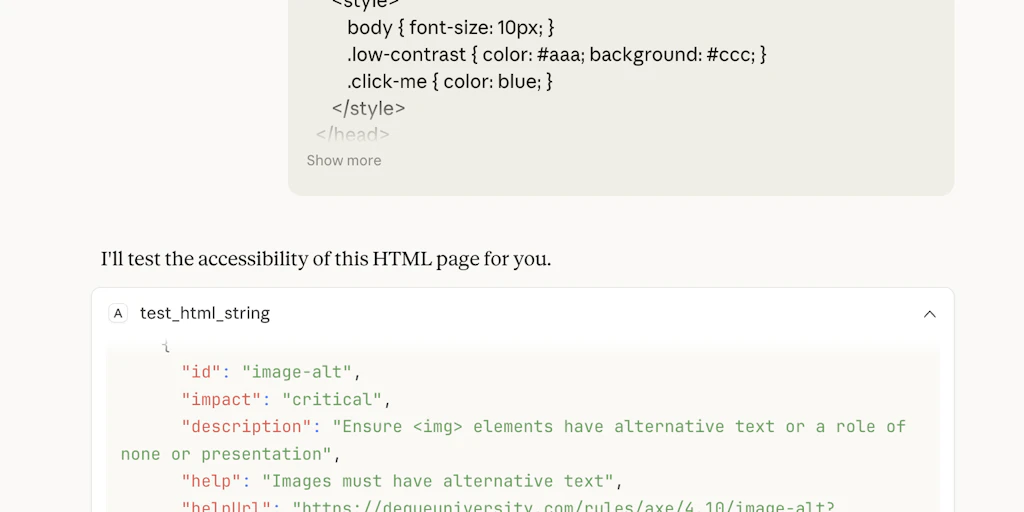 網頁無障礙測試 MCP:賦予大型語言模型網頁無障礙測試 API 的存取權
