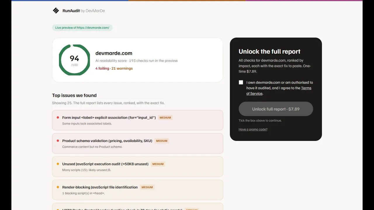 Crawl Audit gallery image
