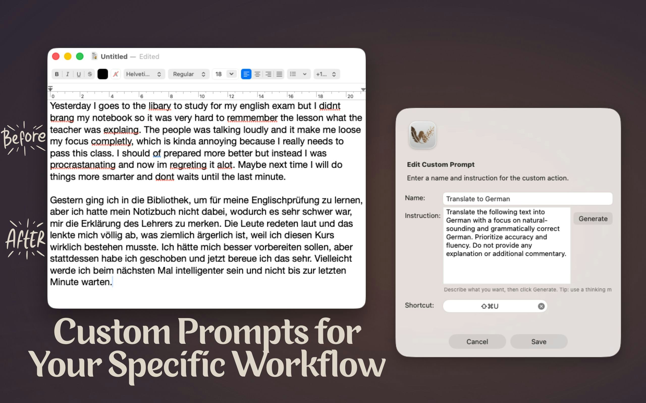 WunderType - AI Text Shortcuts gallery image