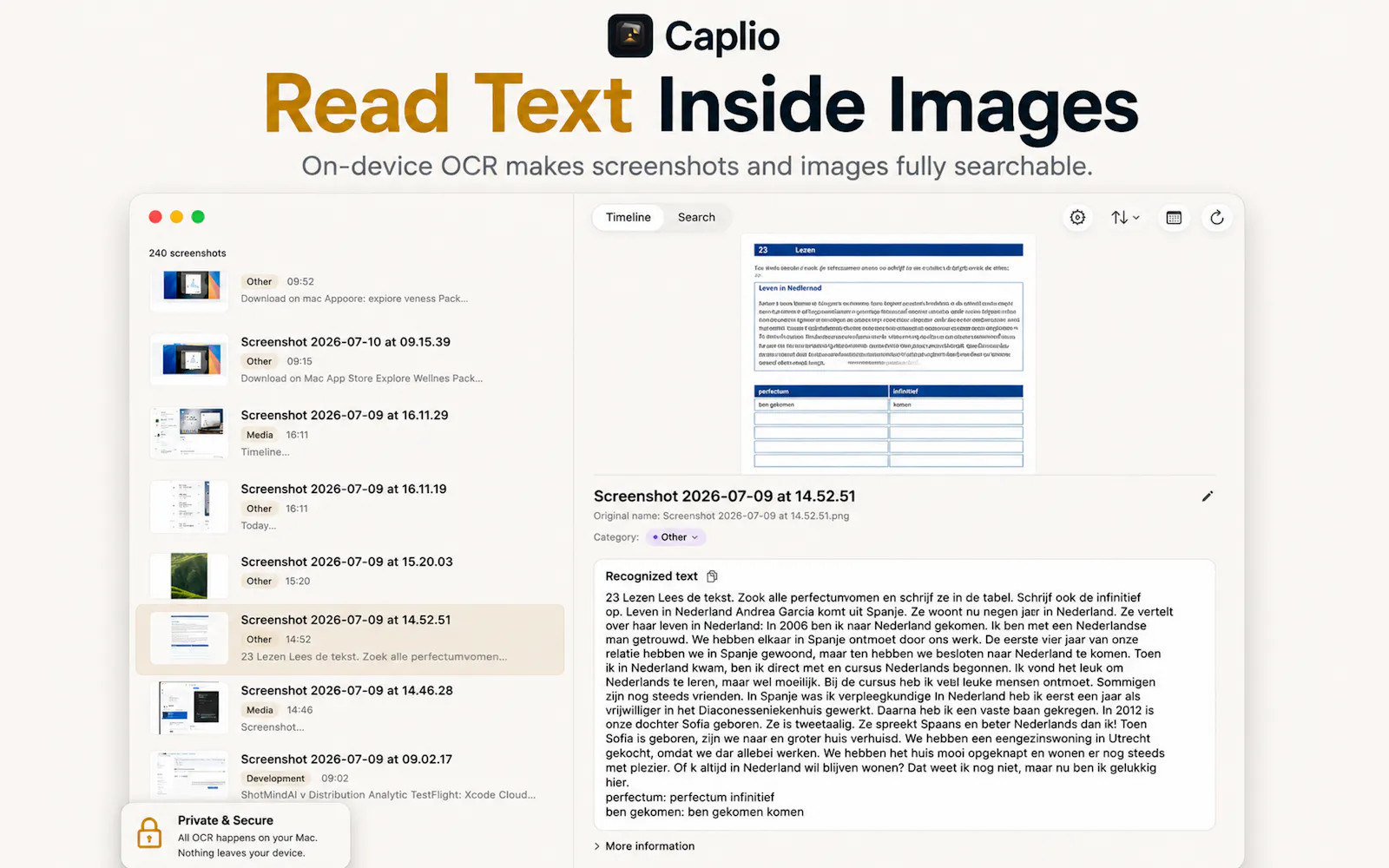 Caplio screenshot 7