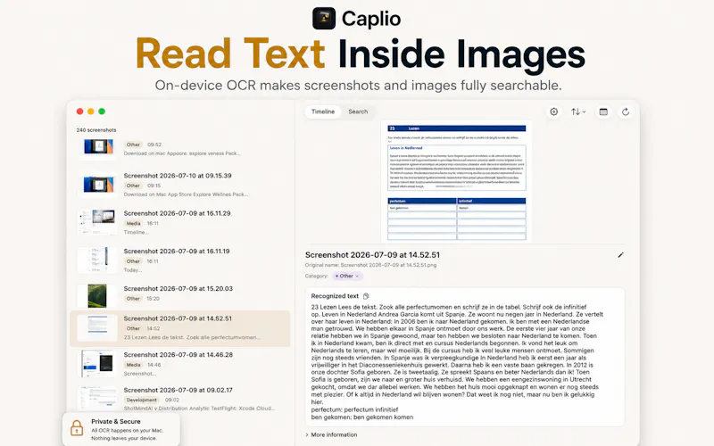 Caplio screenshot 7