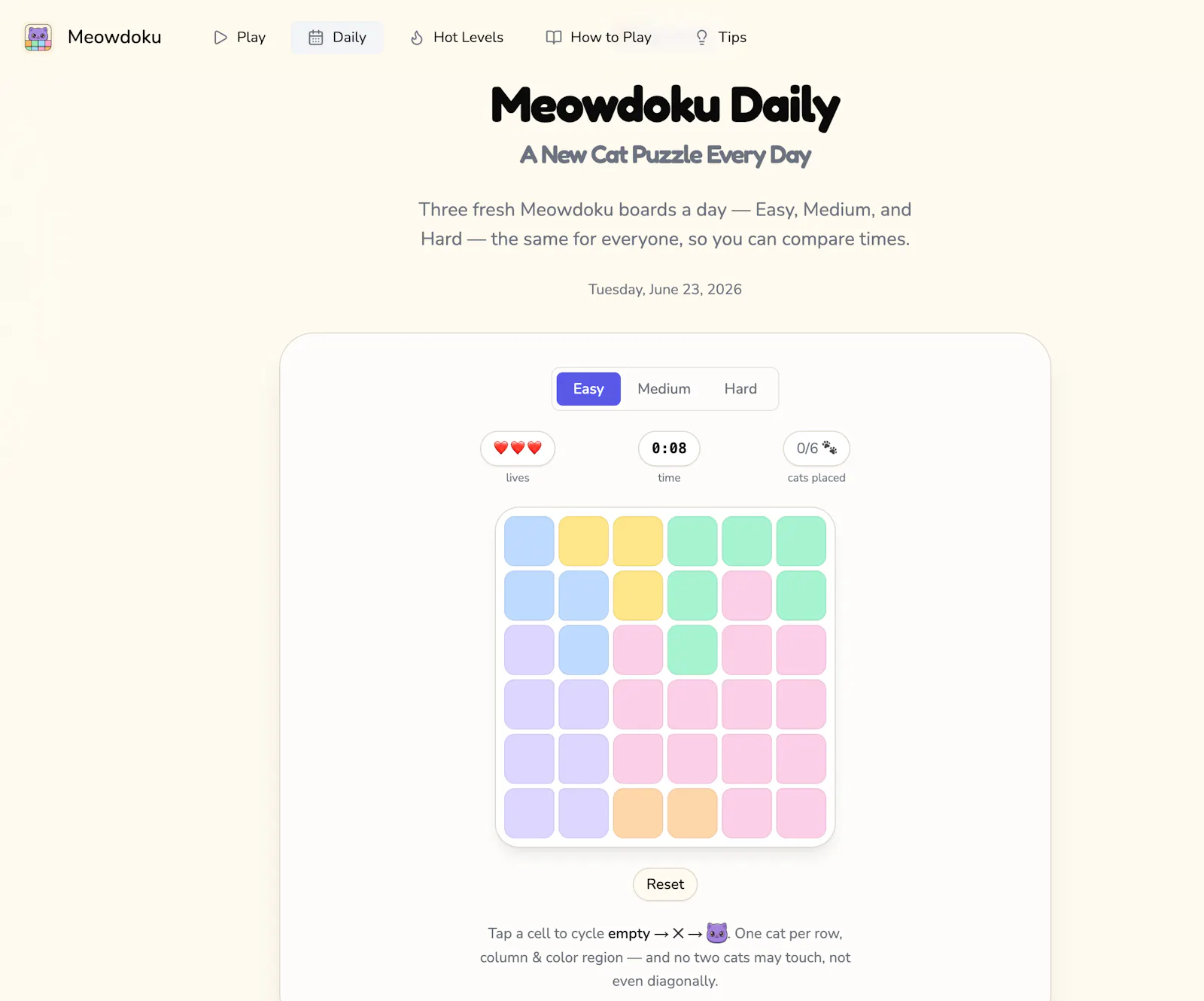 Meowdoku screenshot 4