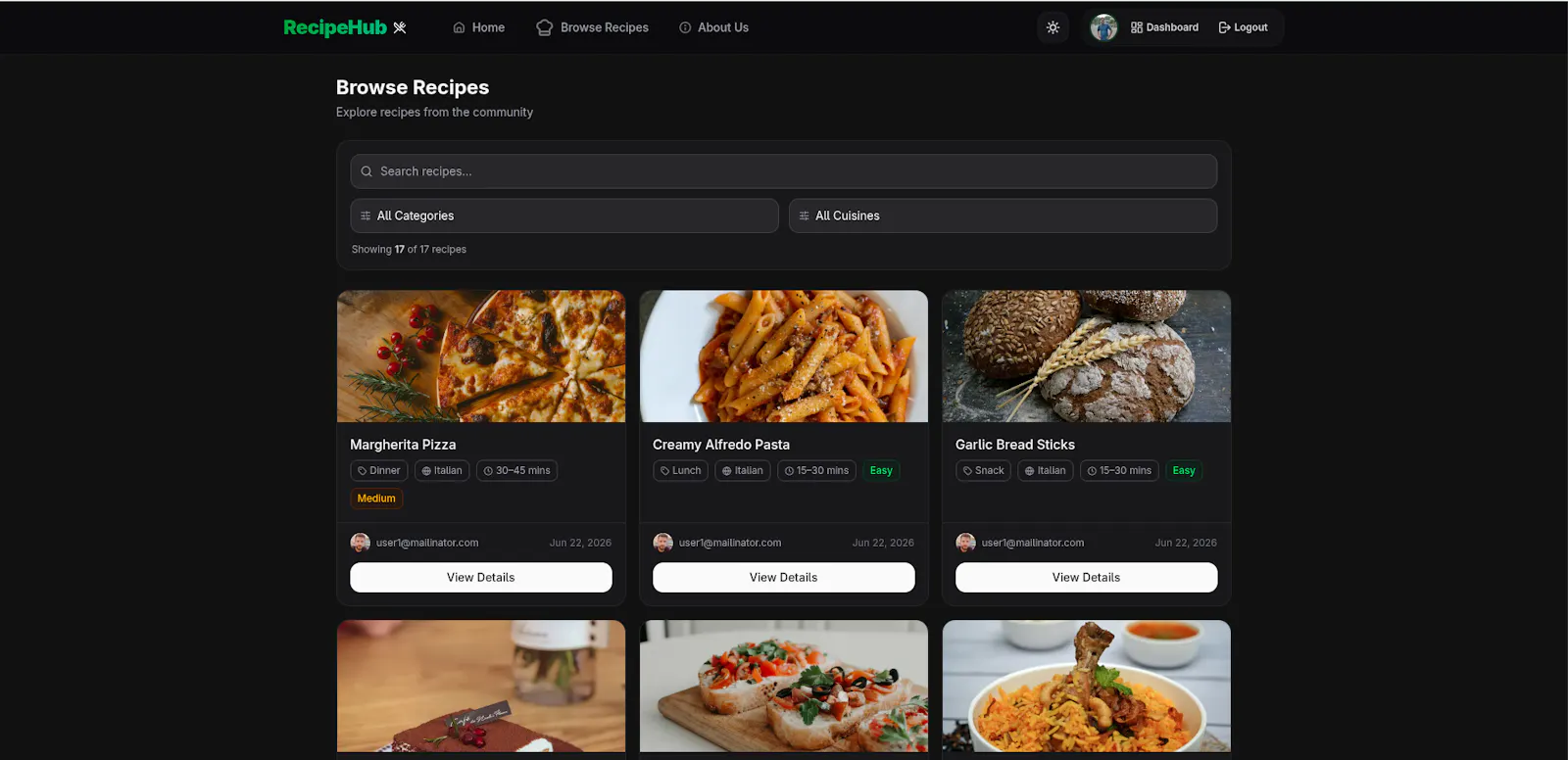 RecipeHub screenshot 10