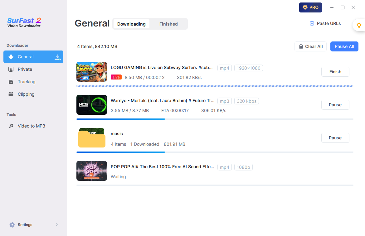 Surfast Video Downloader v2.8.0 - Descargar videos, listas de reproducción y clips con subtítulos media 4