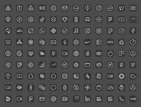 Linea iOS icons gallery image