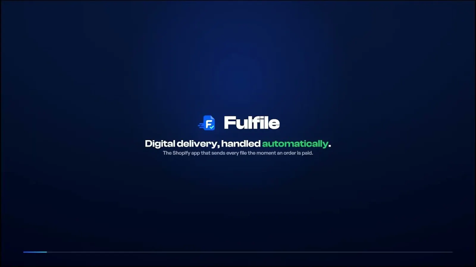 Fulfile screenshot 1 (video preview)