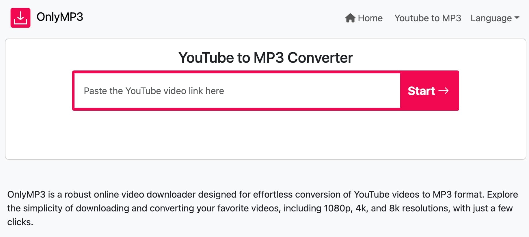 OnlyMP3 Converte Youtube To MP3 Product Information Latest Updates and Reviews 2024 Product Hunt