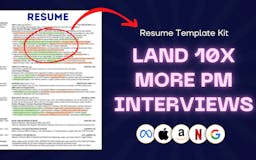 Land 10X MORE PM Interviews (Resume Kit) media 2