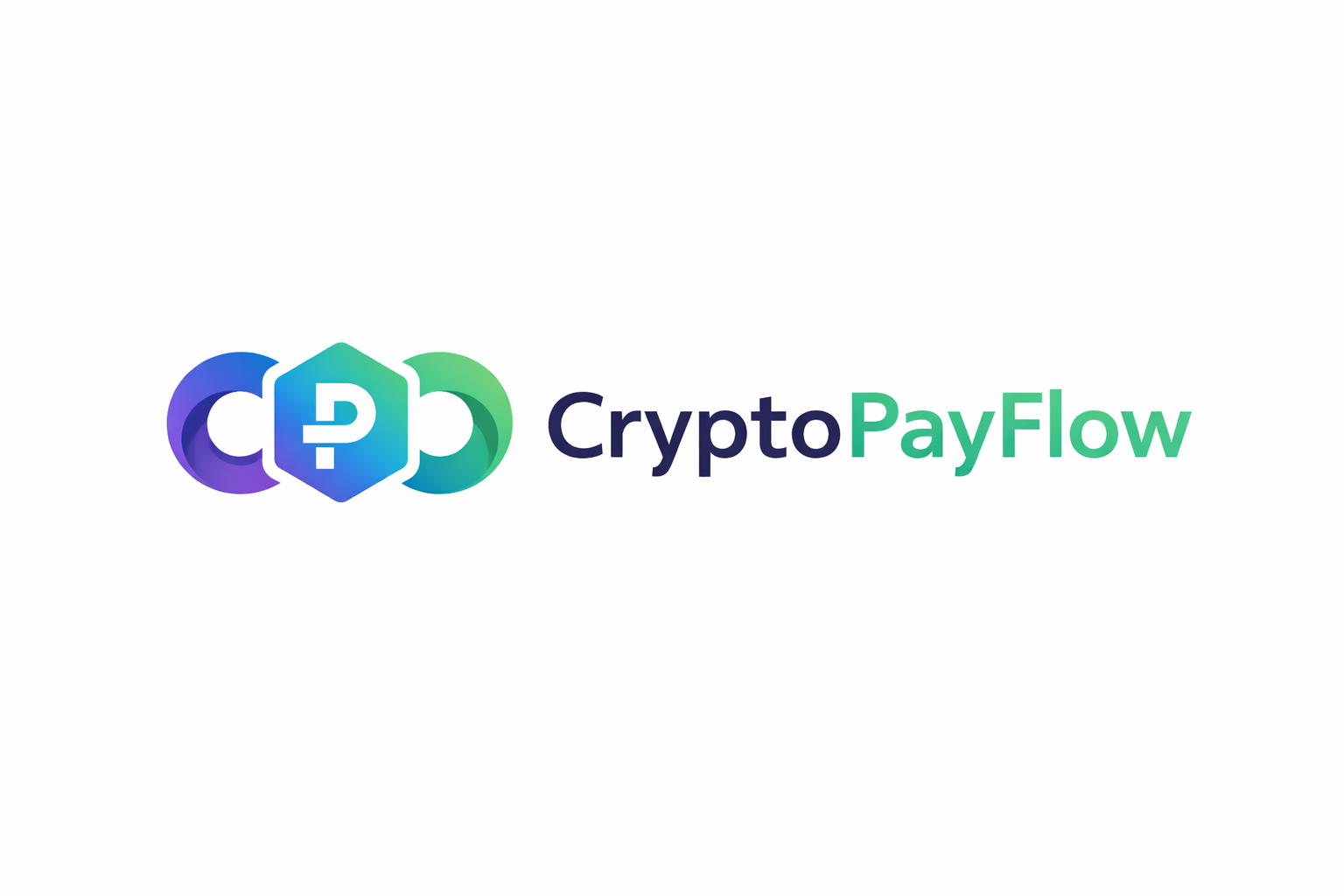 CryptoPayFlow - Product Hunt launch logo and brand identity