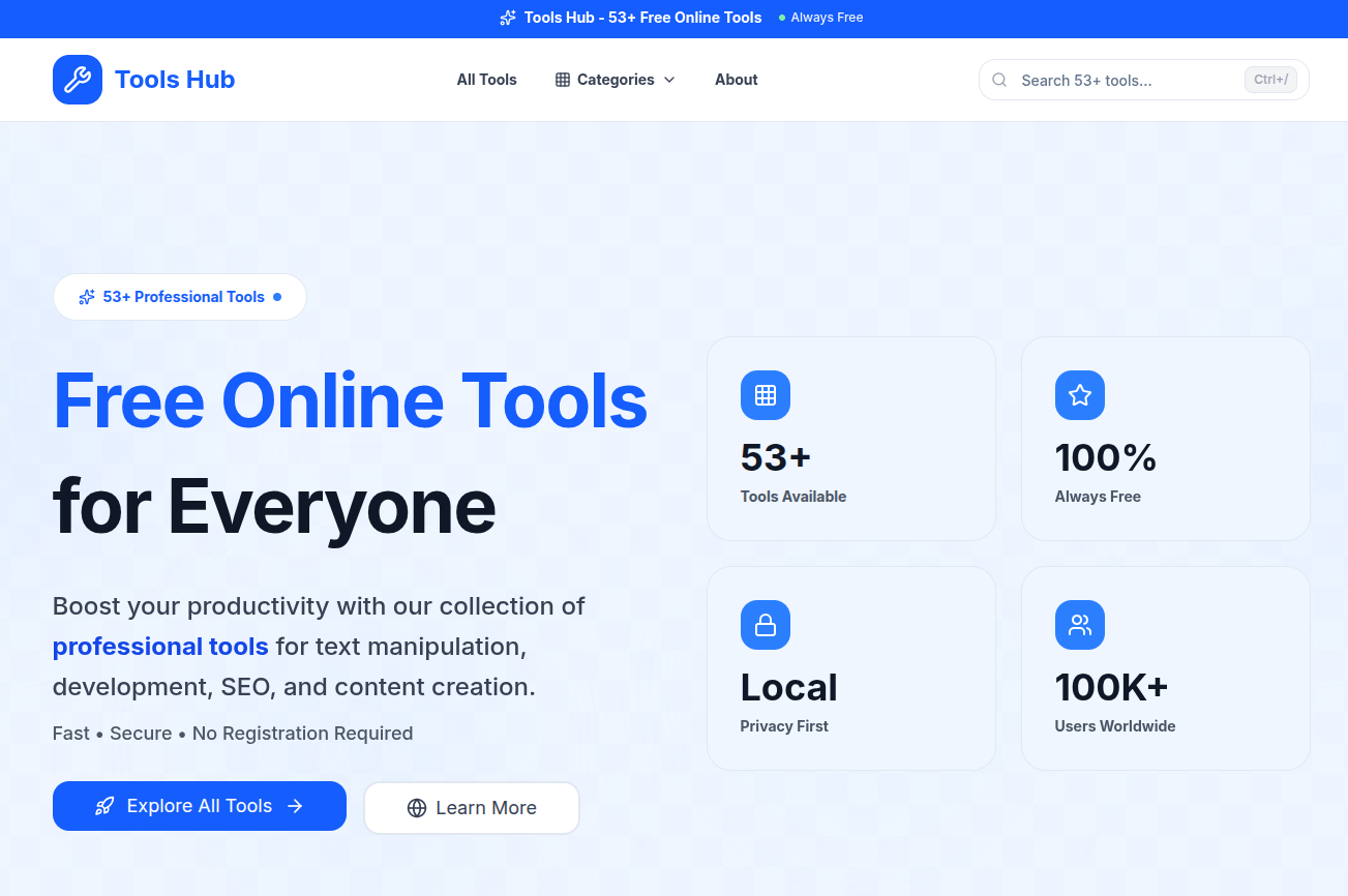 Tools Hub gallery image