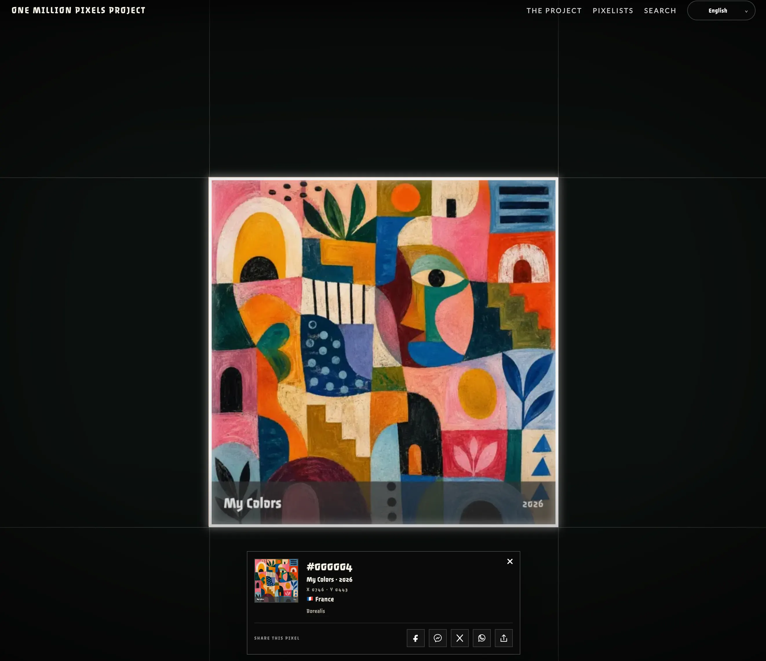 ONE MILLION PIXELS PROJECT gallery image