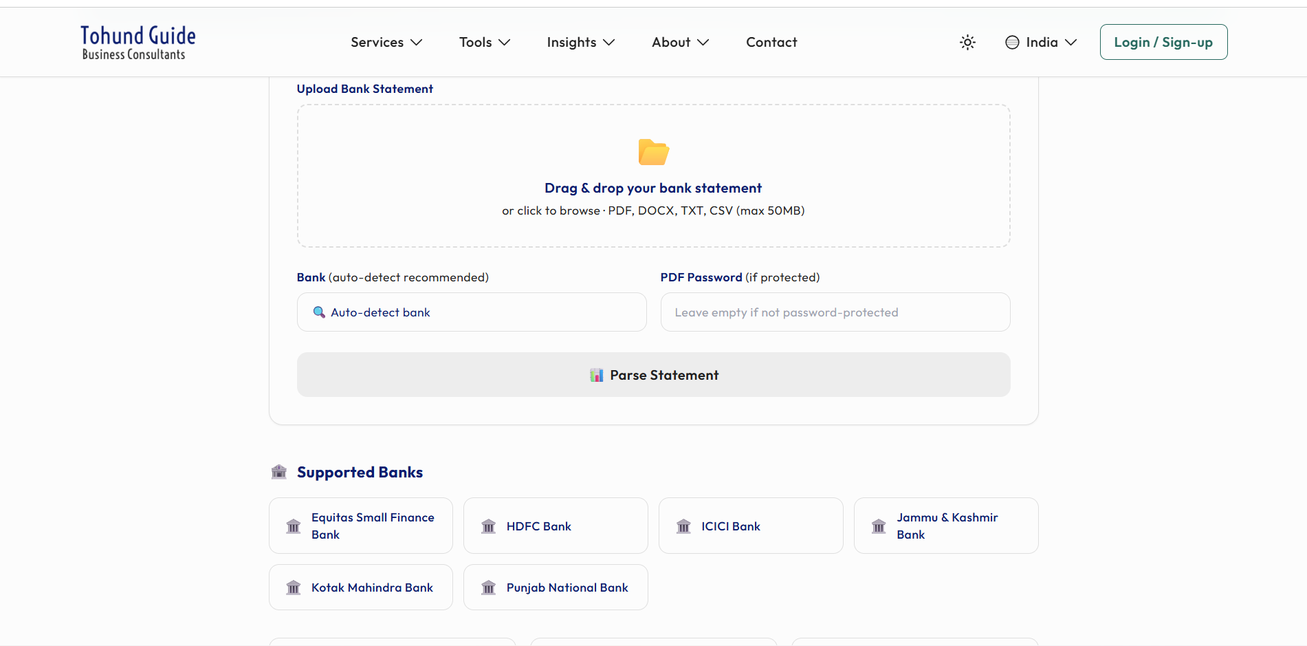 Bank Statement to Excel Converter gallery image