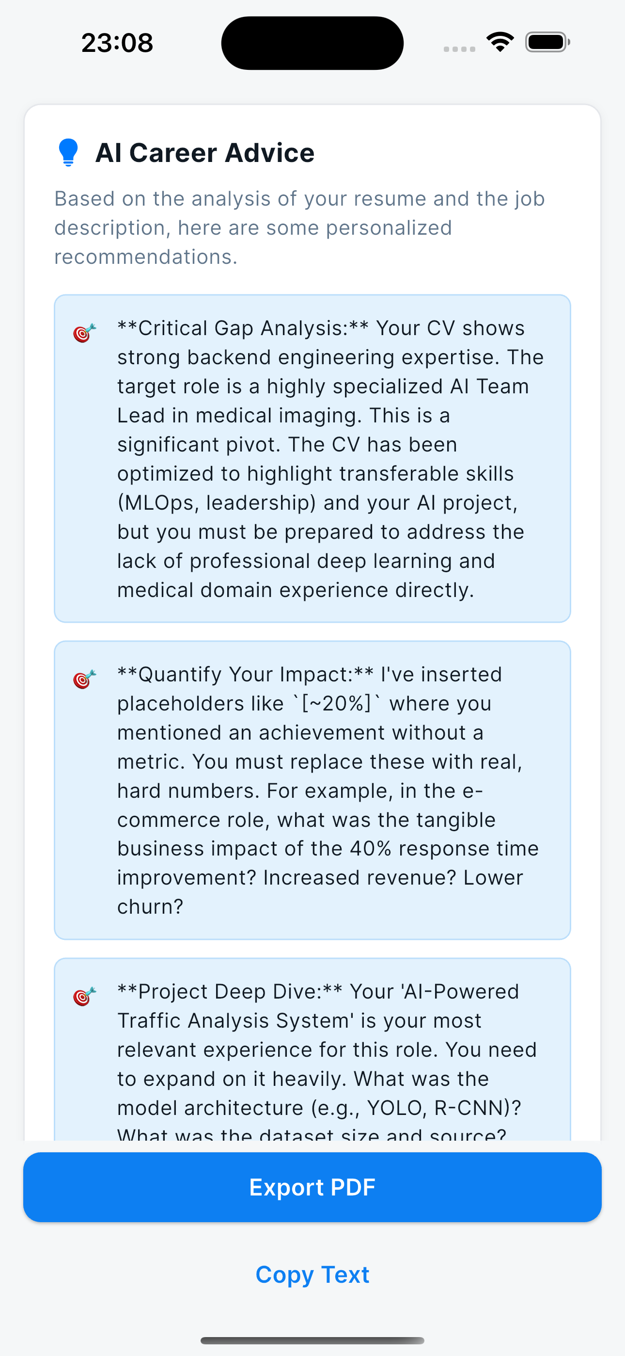 ResuMate: AI Resume Optimizer gallery image