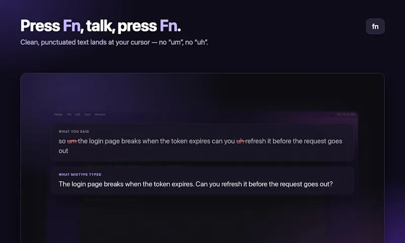 MioType screenshot 5