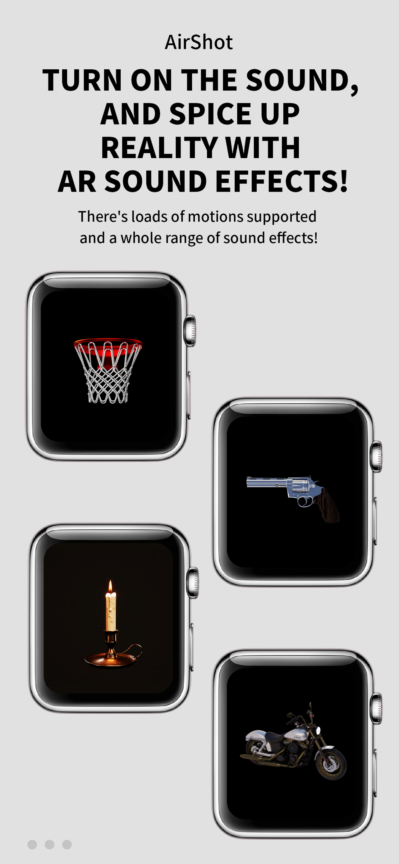 เครื่องยิงอากาศ - แอปพลิเคชันการตรวจจับการเคลื่อนไหวที่ใช้ Apple Watch media 4