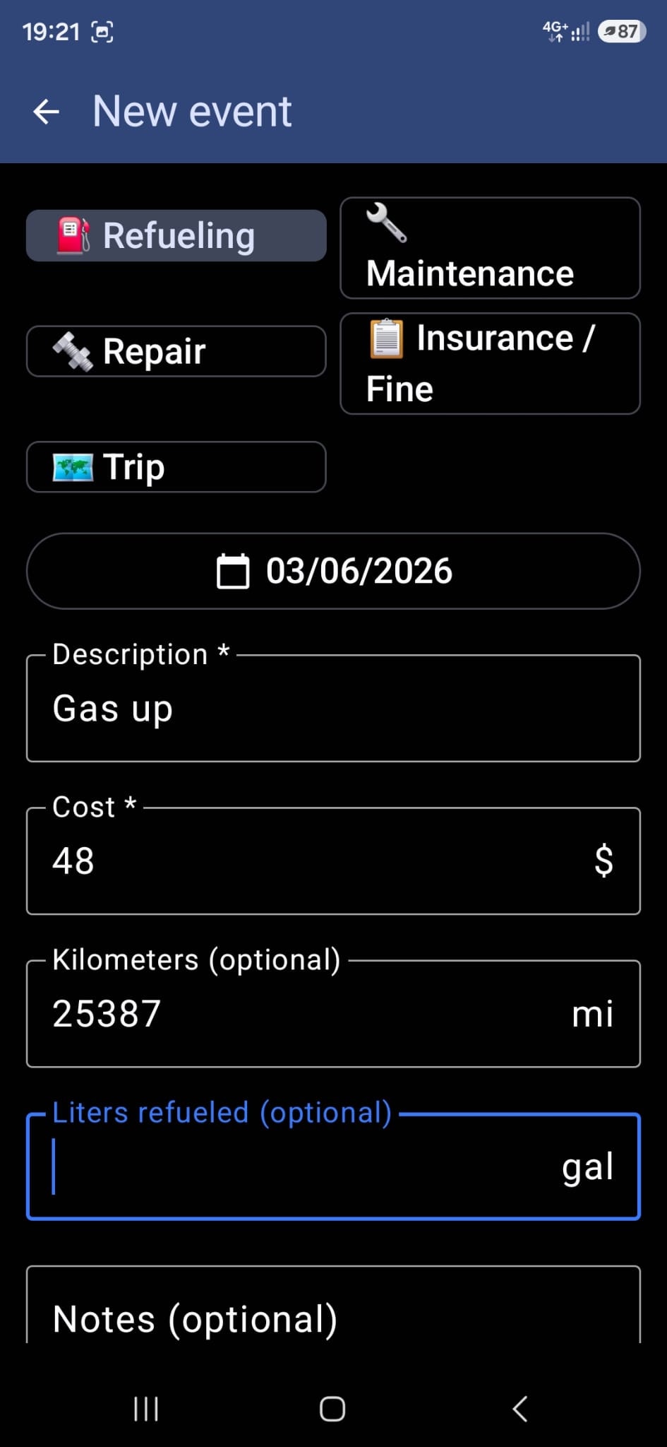 Car Diary – Vehicle Logbook gallery image