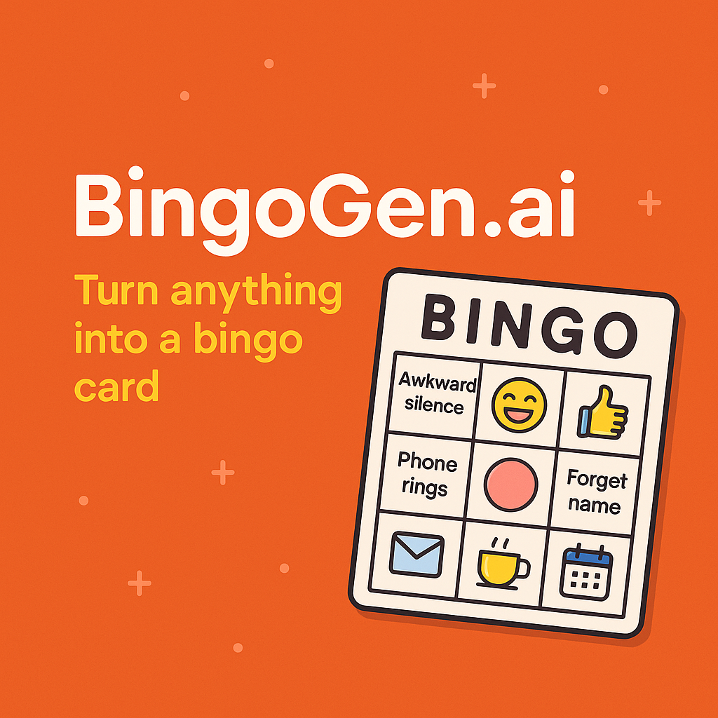 BingoGen.ai logo - Product Hunt launch