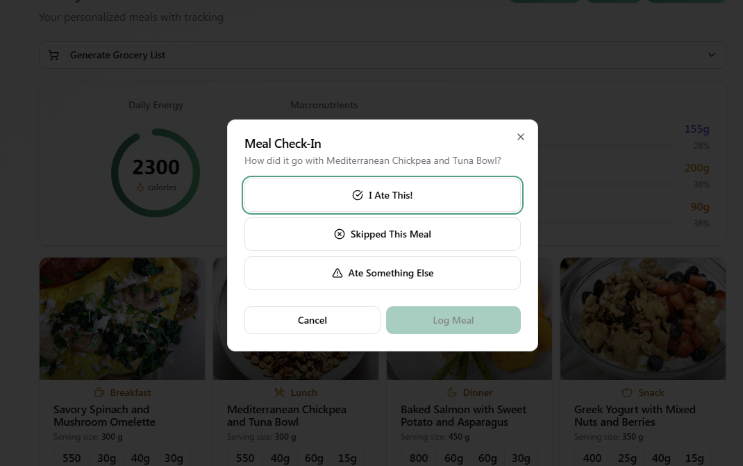 Meal Ark - AI Meal Planner & Calorie Counter media 4