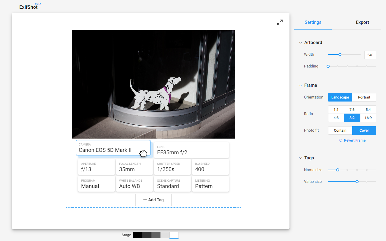 ExifShot gallery image