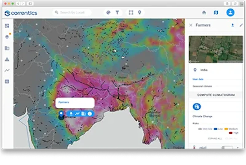Correntics - Climate Risk Analytics screenshot 3