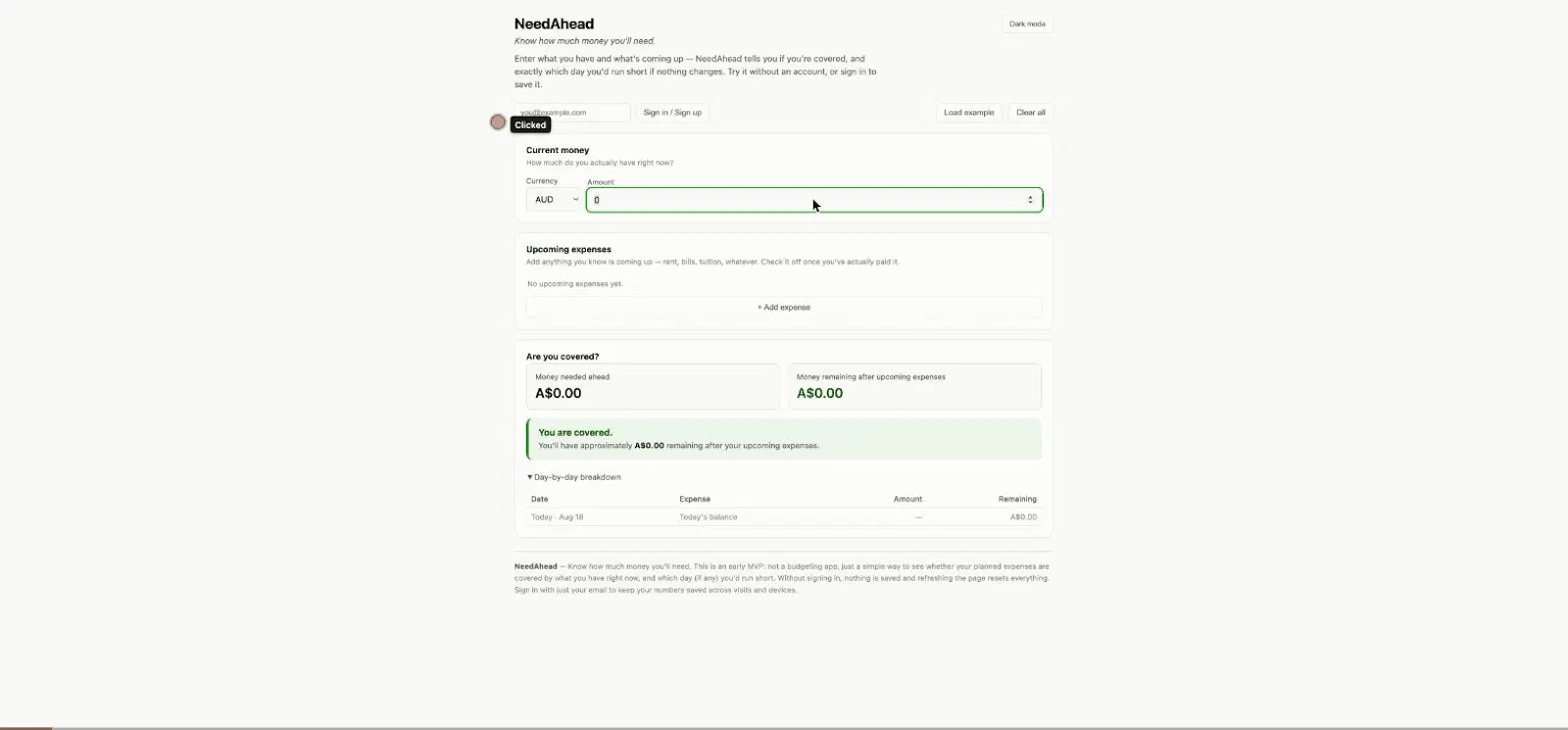 NeedAhead screenshot 2