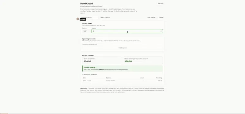 NeedAhead screenshot 2