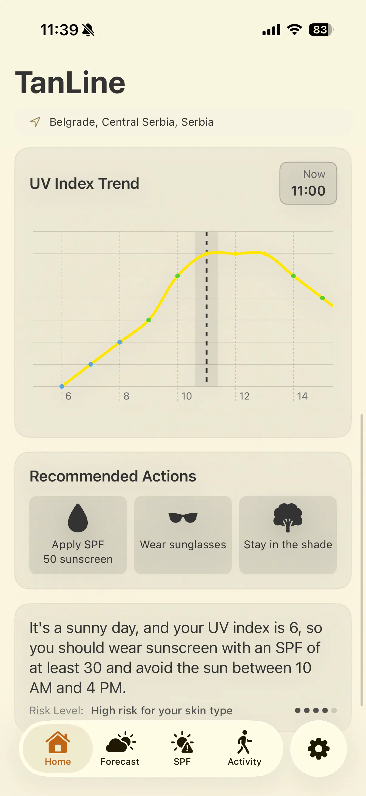 TanLine: Sun Safety Tracker gallery image