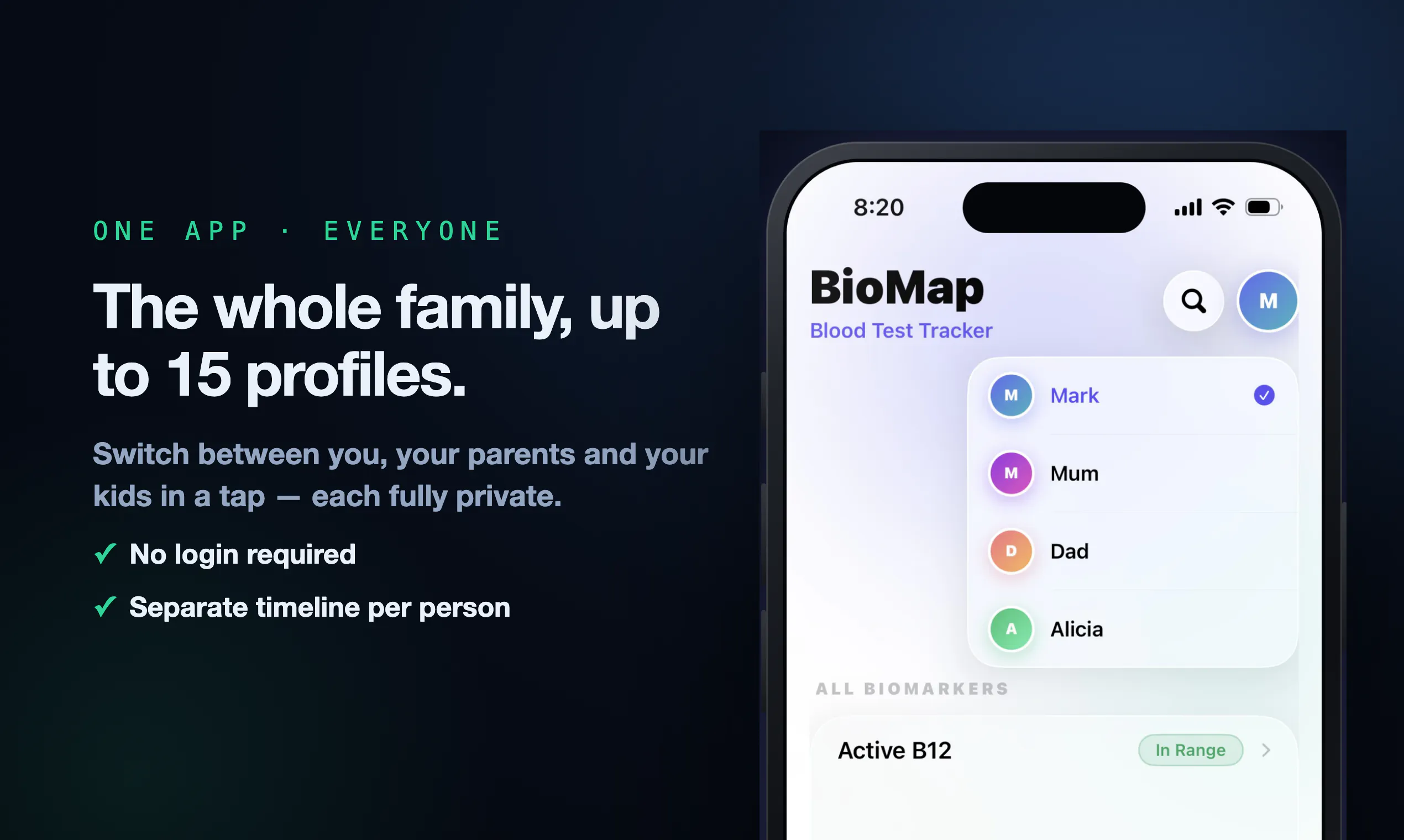 BioMap: Blood Test Tracker gallery image