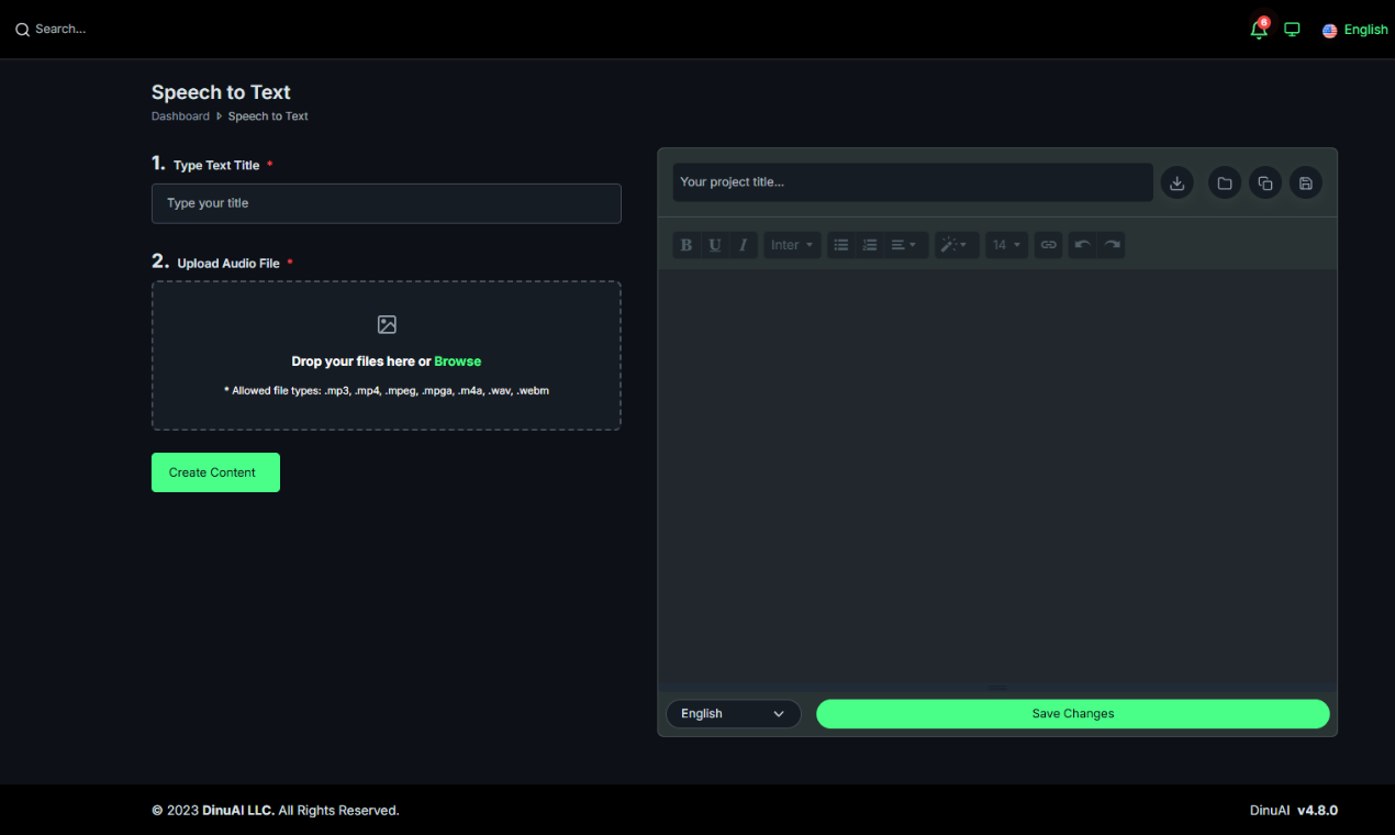 WanuAI - Screenshot 5 showing product features and functionality