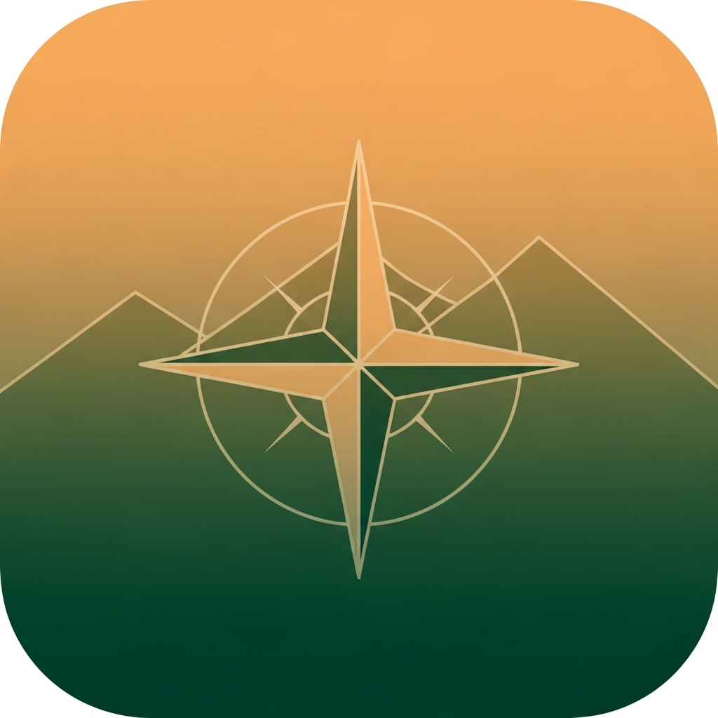 Explorely iOS app - Product Hunt launch logo and brand identity