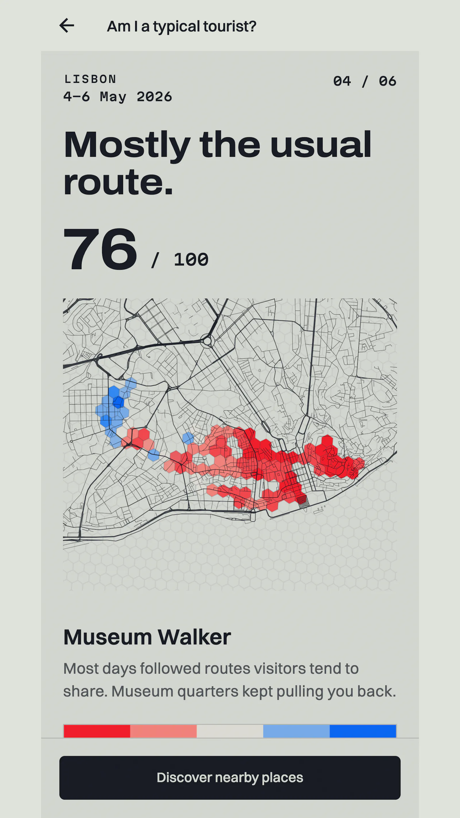 Tourist Score screenshot 1