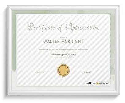Free Certificate Templates gallery image