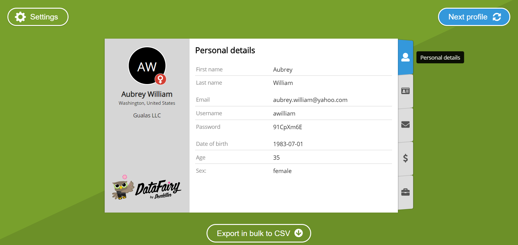 DataFairy gallery image