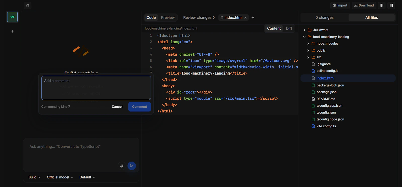 Buildwhat screenshot 1