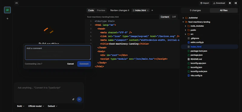 Buildwhat screenshot 1