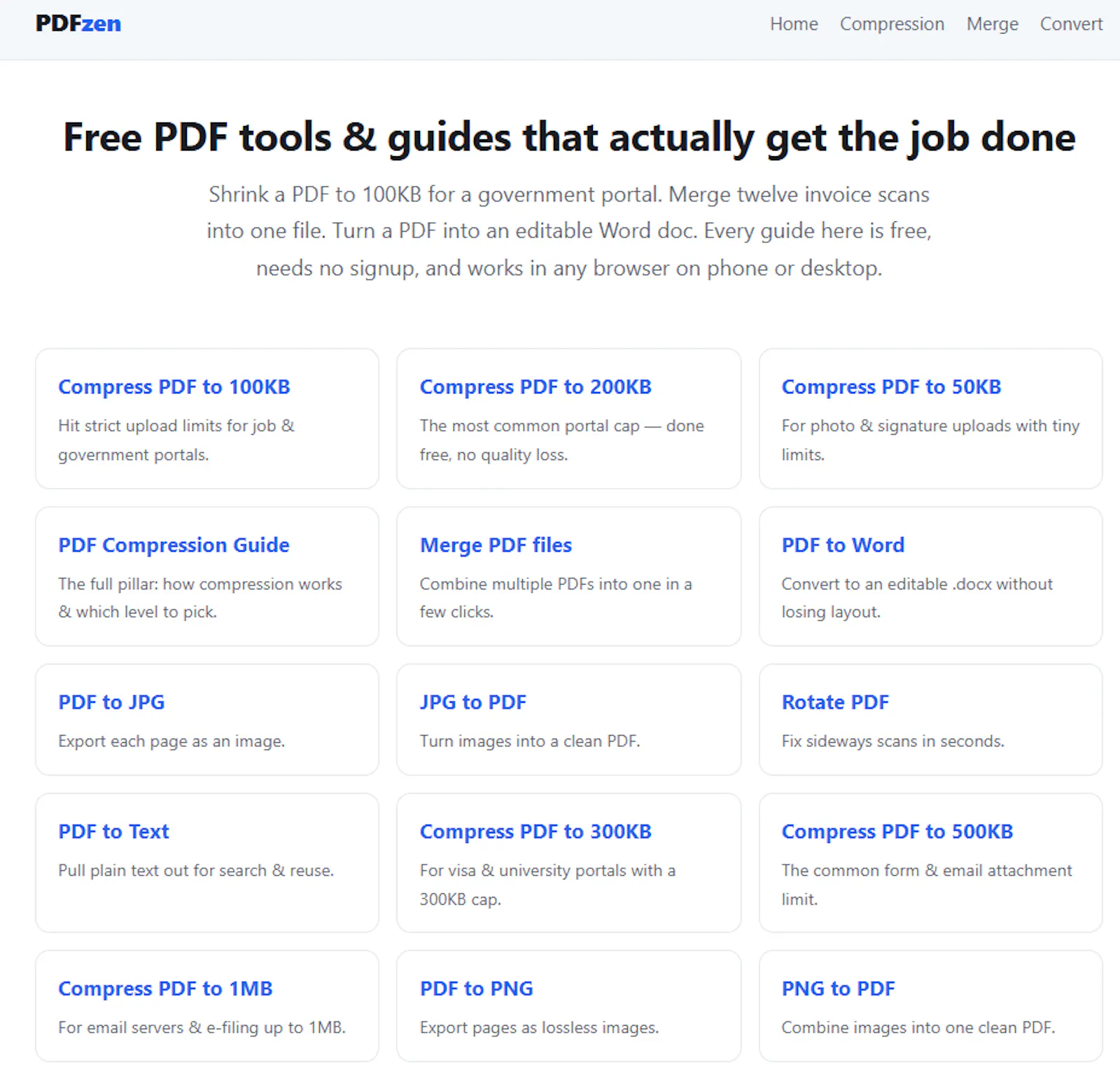 PDFzen screenshot 1
