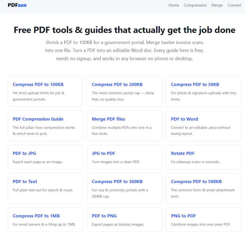 PDFzen screenshot 1