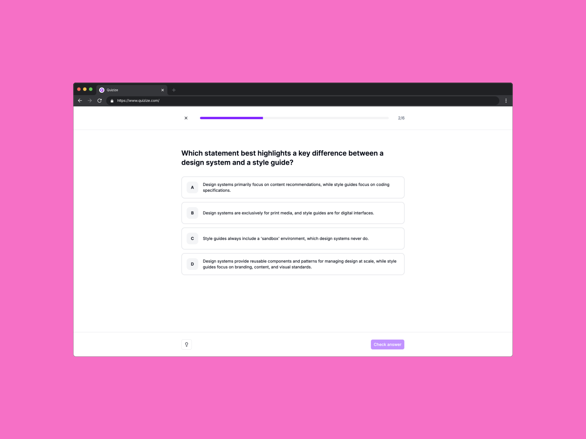 Quizize - Screenshot 2 showing product features and functionality