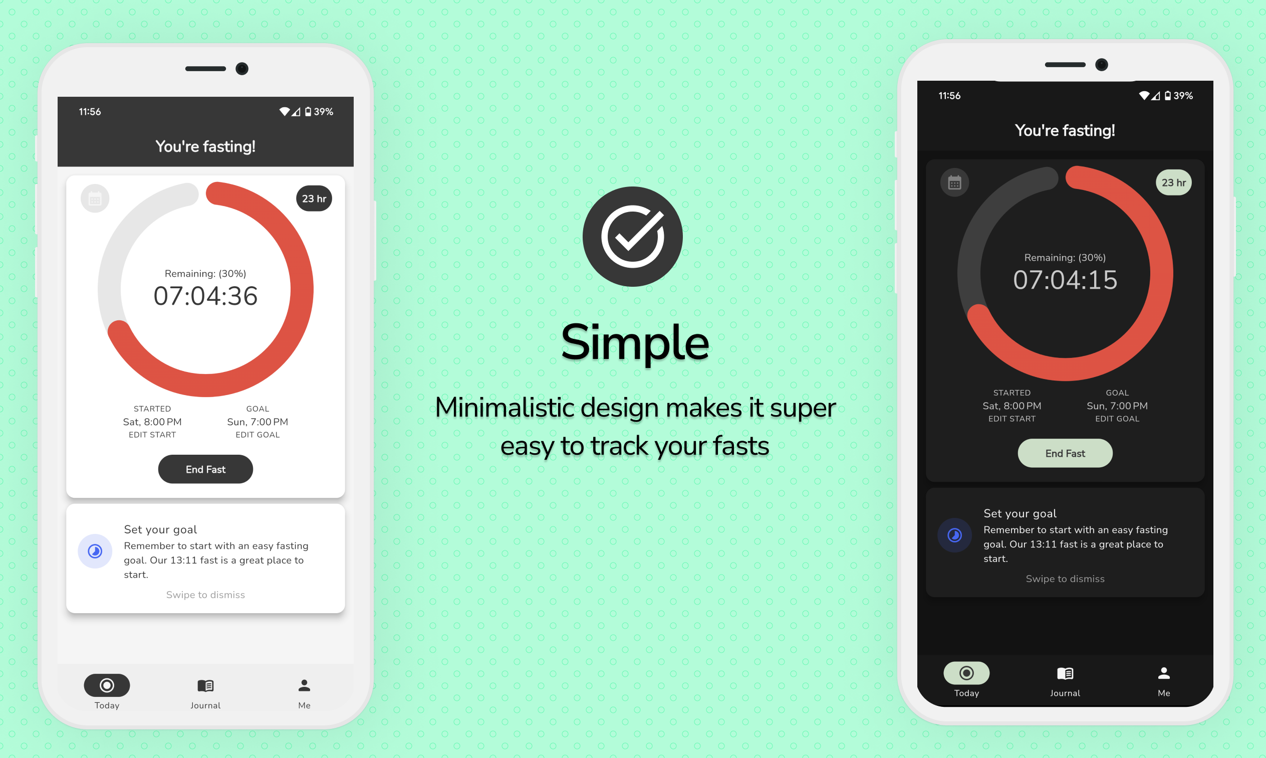 FASTPAL - 간헐적 인 금식 추적기를 사용하기 간단합니다 미디어 2