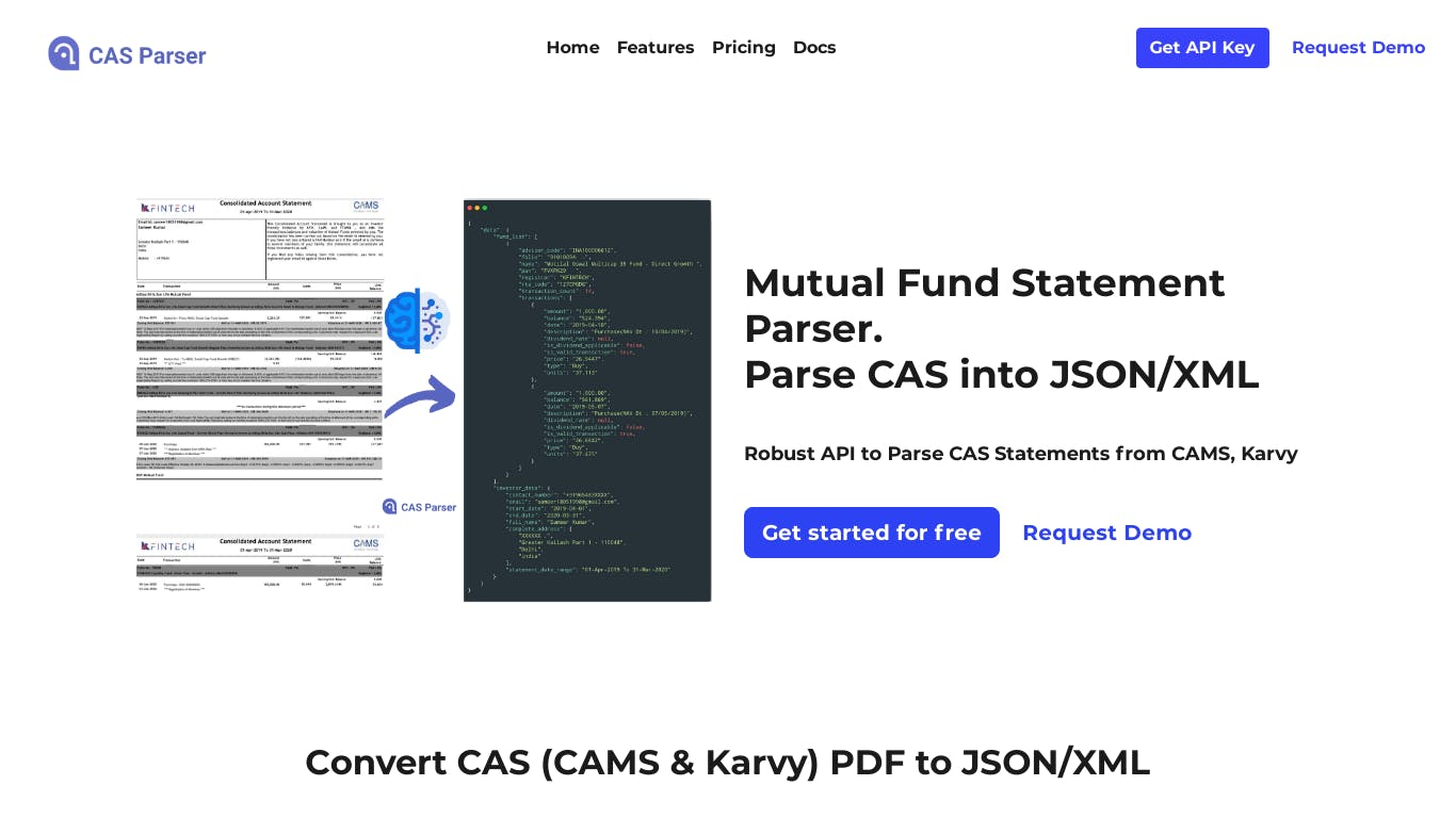 CAS Parser API media 1