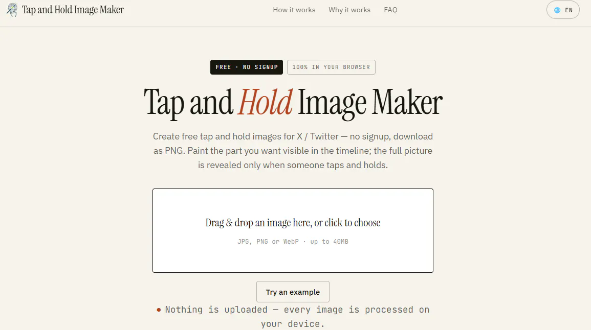 Tap and Hold Image Maker gallery image