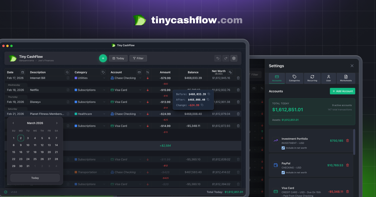 TinyCashflow gallery image