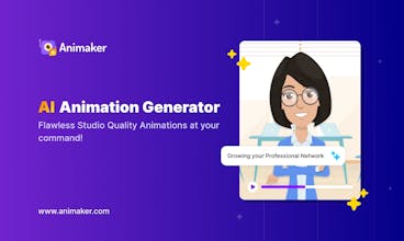 Animaker AIユーザーインターフェース - Animaker AIを使って最先端のアニメーション技術の力を活用してみてください。