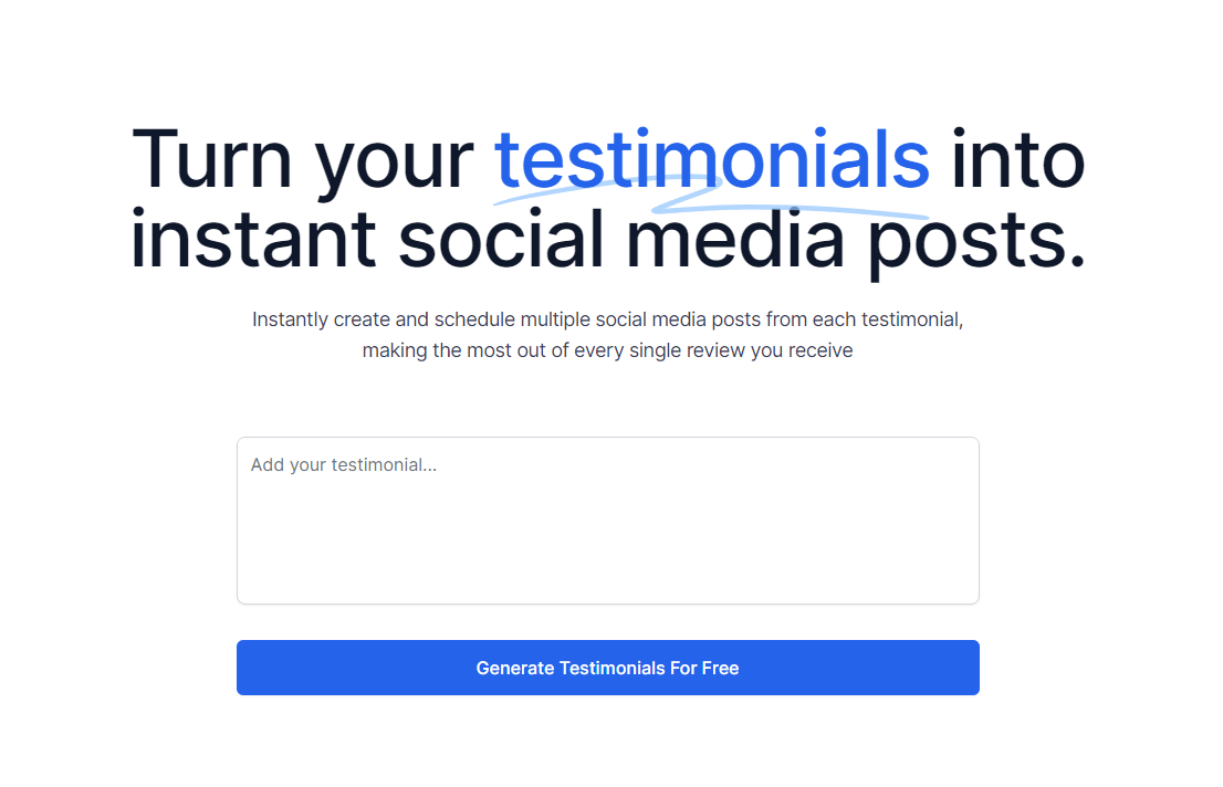 Testimonial Creator media 1