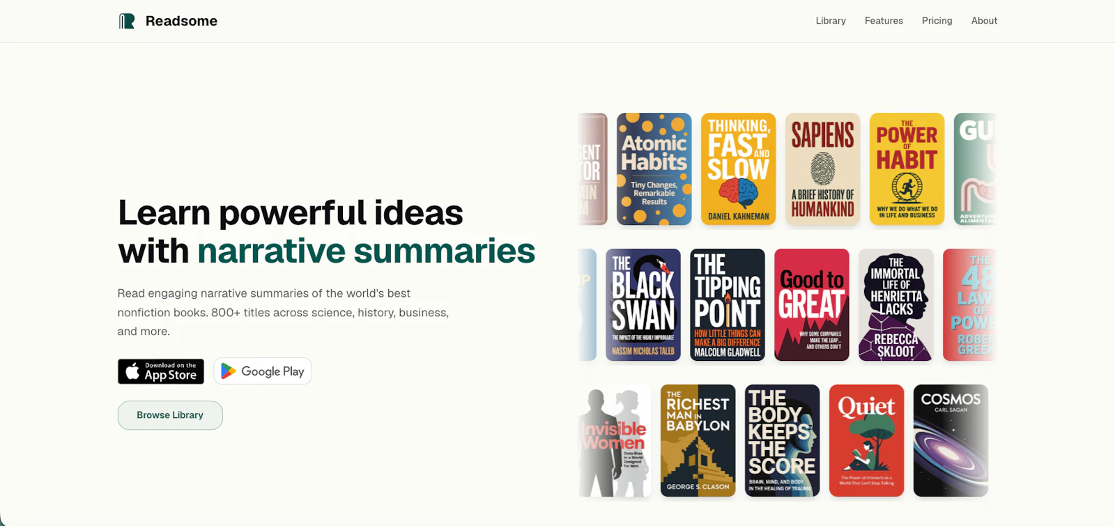Readsome: book summaries screenshot 1