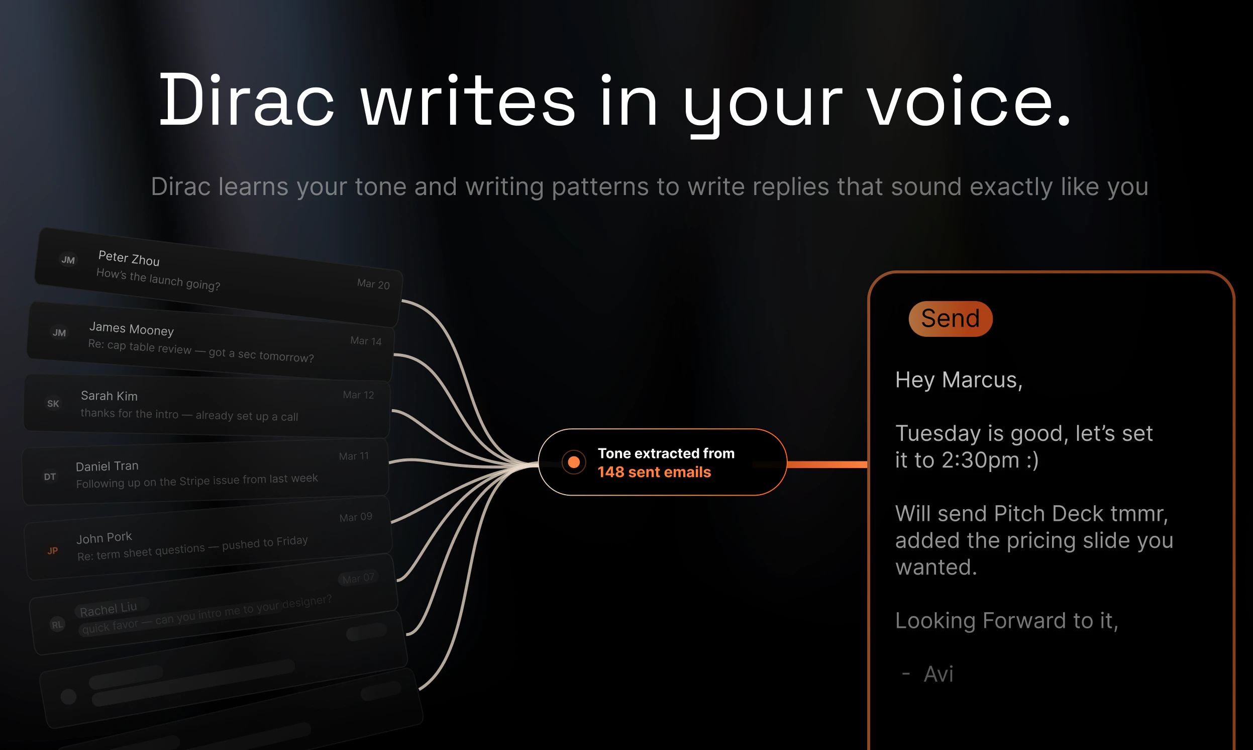 Dirac screenshot 3