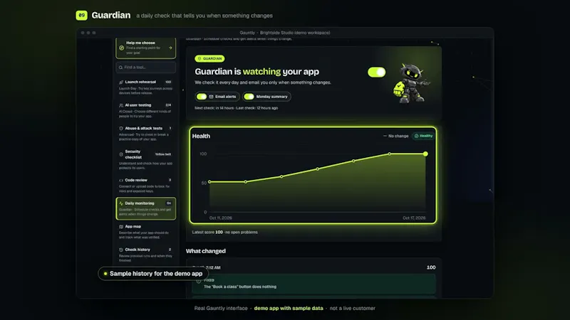 Gauntly screenshot 1 (video preview)
